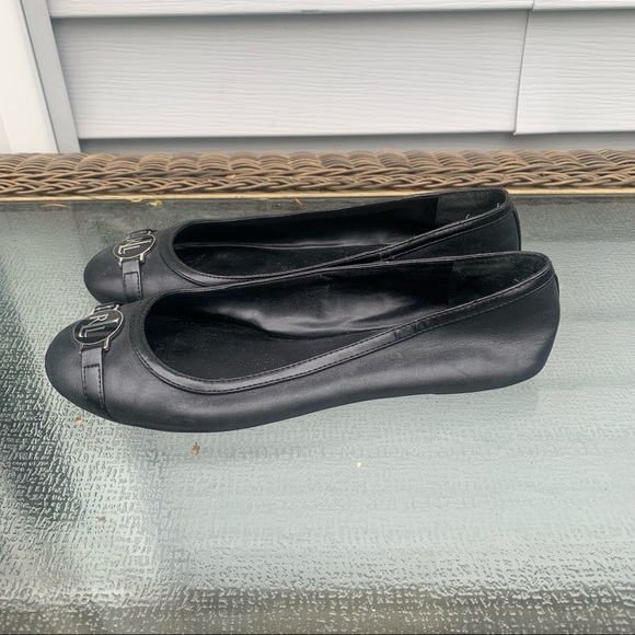 Ralph Lauren Solid Black Flats. Women’s 7. - Picture 4 of 6